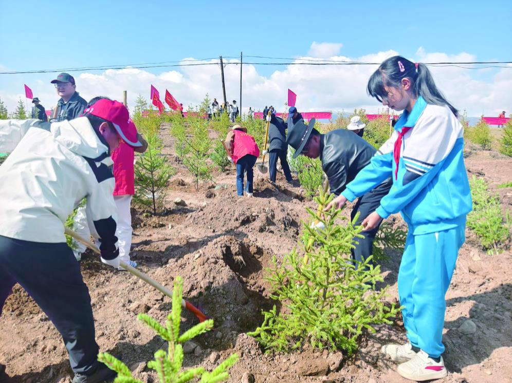 【綠化國土 美化家園】種下一棵樹 綠色滿家園——海北州2024年國土綠化暨“三北”工程攻堅(jiān)戰(zhàn)現(xiàn)場(chǎng)見聞