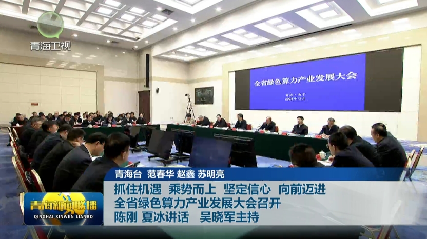 抓住機遇 乘勢而上 堅定信心 向前邁進 全省綠色算力產(chǎn)業(yè)發(fā)展大會召開 陳剛 夏冰講話 吳曉軍主持