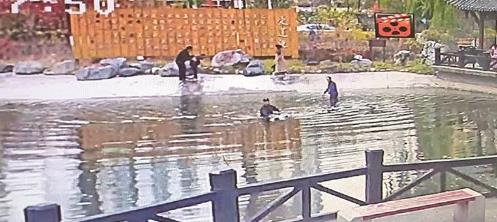 兩少年落水 58歲保安與4名市民生死營(yíng)救